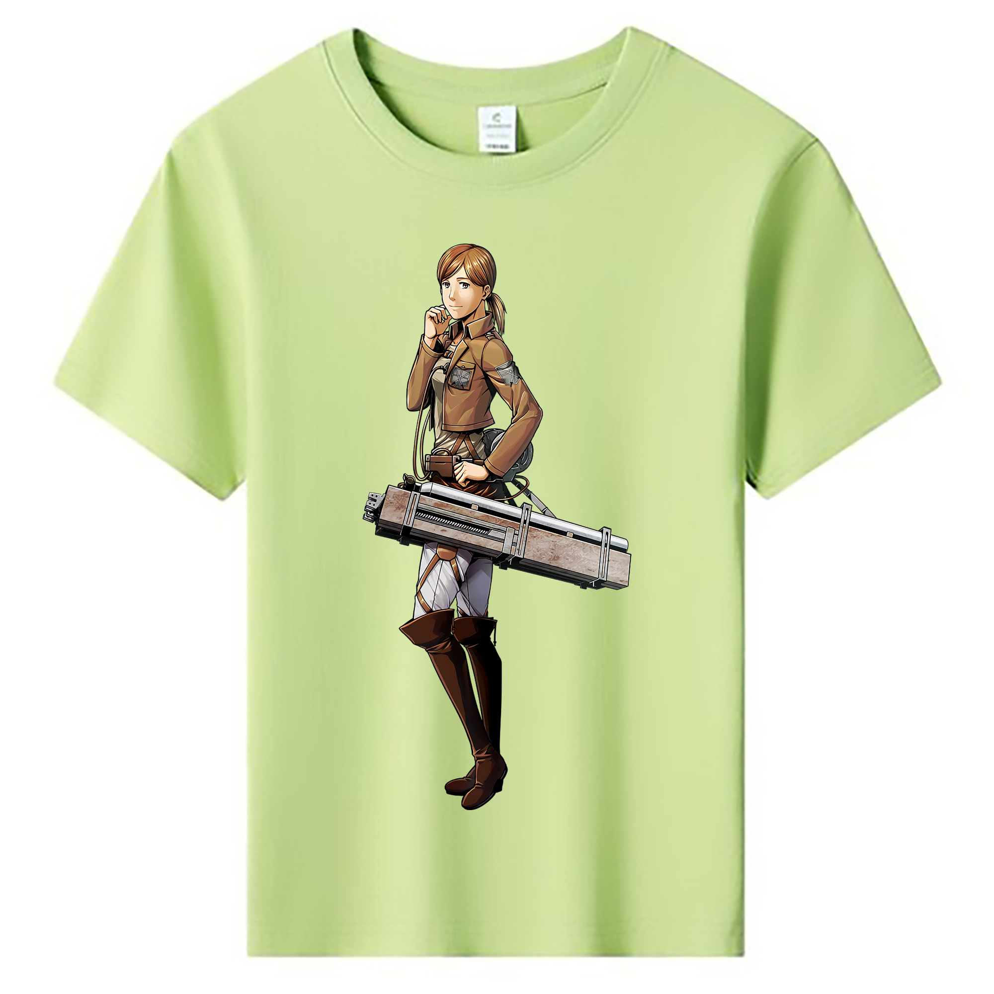 （画像用） 進撃の巨人 Attack on Titan 綿100％キッズTシャツ（フロントプリント）